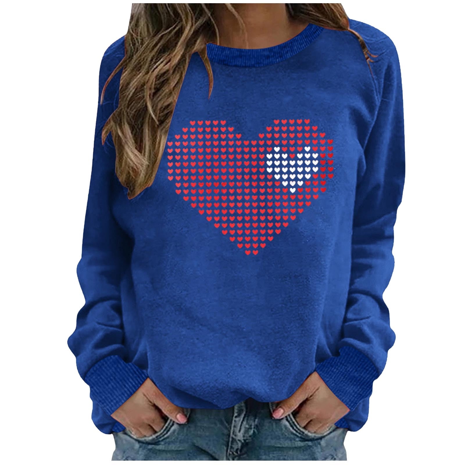 Ladies Valentine's Day Sweatshirt Womens Winter Sexy Valentine's Day