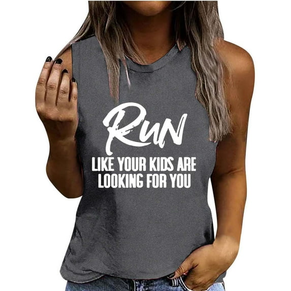Ladies Vest Top Round Neck Sleeveless Tank Tops Women Love Heart Print T Shirts Regular Loose Tshirt Blouse Undershirt Tank Top Ladies Slim-Fit Stretch Tee Shirt Size 8-16