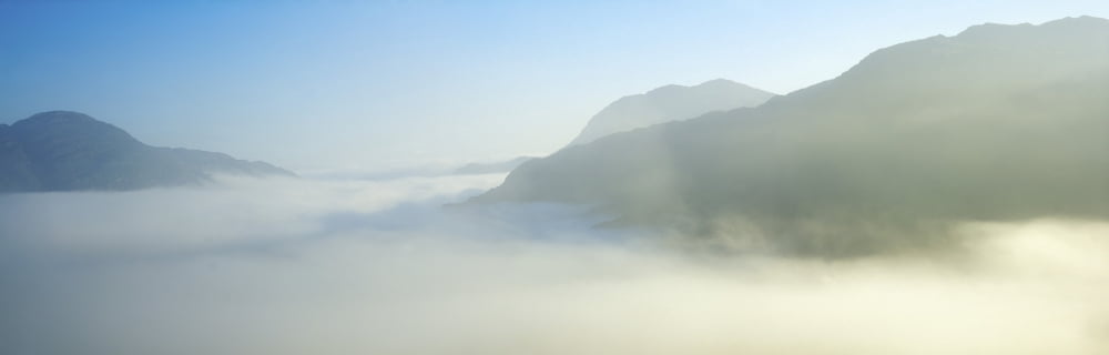 Ladies View Killarney Co Kerry Ireland Mist Over An Irish Landscape Canvas Art - The Irish Image Collection Design Pics (38 x 12)