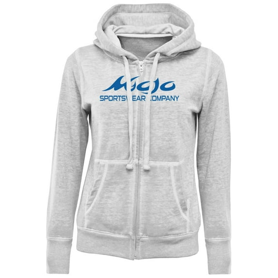 Ladies Vintage Beach Zip Up Hoodie