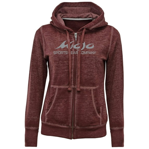 Ladies Vintage Beach Zip Up Hoodie