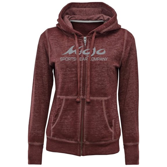 Ladies Vintage Beach Zip Up Hoodie