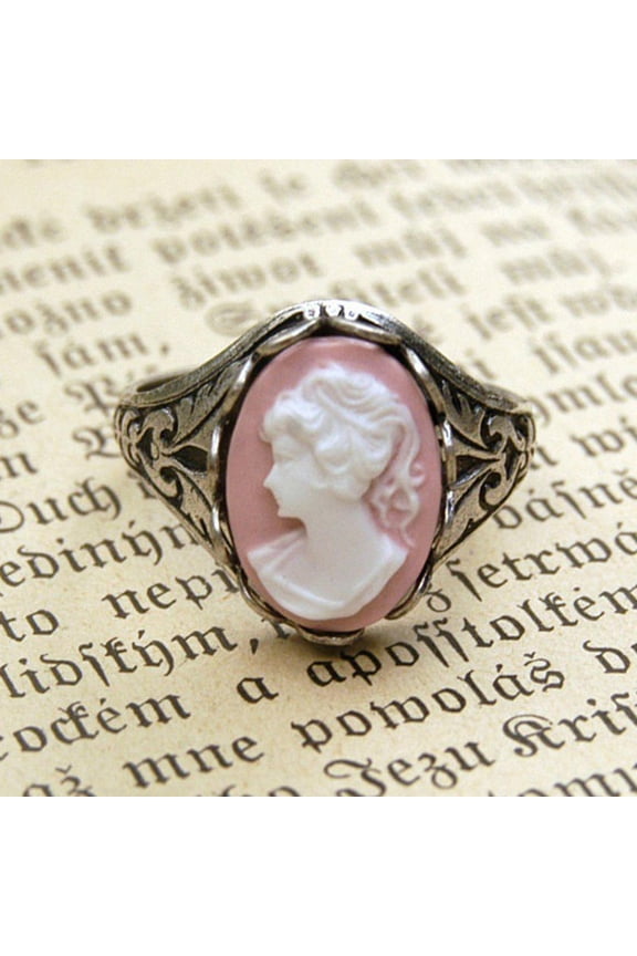 Ladies Virgin Mary Vintage Alloy Ring