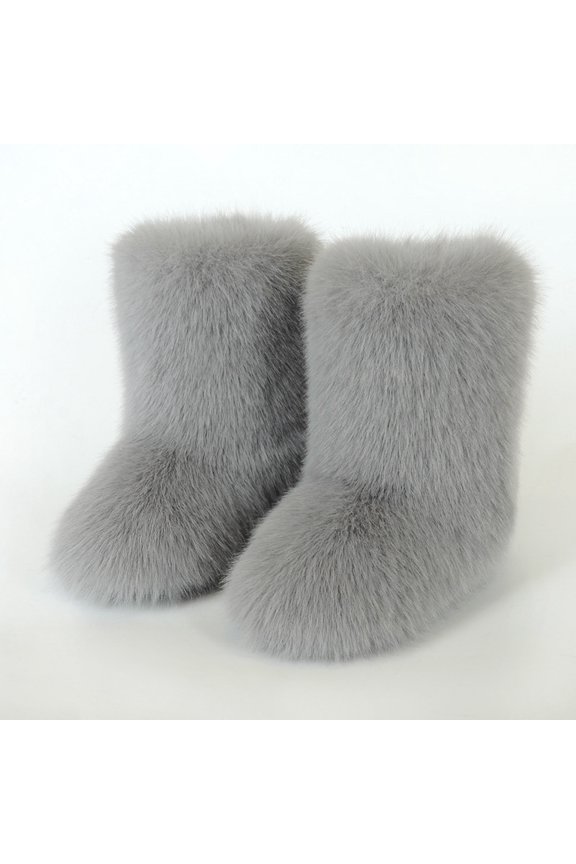 Ladies' Warm And Slip Border Imitation Midsole Imitation Winter Boots