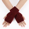 thumbnail image 1 of Ladies Warm Knit Fingerless Gloves Convertible Mittens Fashion Flowers Gloves Mittens Toddler Mittens for Women Cold Weather Insulated Gloves Mitten Mittens for Women Cold Weather Heated Gloves, 1 of 5