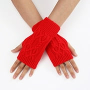 SUNSHUILLL Ladies Warm Knit Fingerless Gloves Convertible Mittens Fashion Flowers Gloves Mittens Toddler Mittens for Women Cold Weather Insulated Gloves Mitten Mittens for Women Cold Weather Heated Gloves