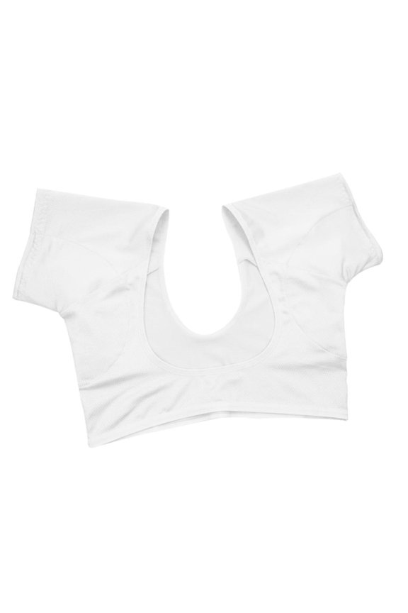 Ladies Washable pads for armpit Armpit Armpit Protection White, M