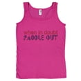 thumbnail image 1 of Ladies When in Doubt Paddle Out Loose Fit Tank Top (Hot Pink, Large), 1 of 1