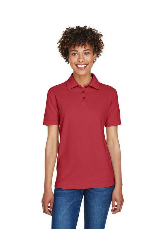 Ladies' Whisper Piqué Polo - CARDINAL - S