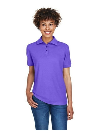Purple polo shirts walmart 2025