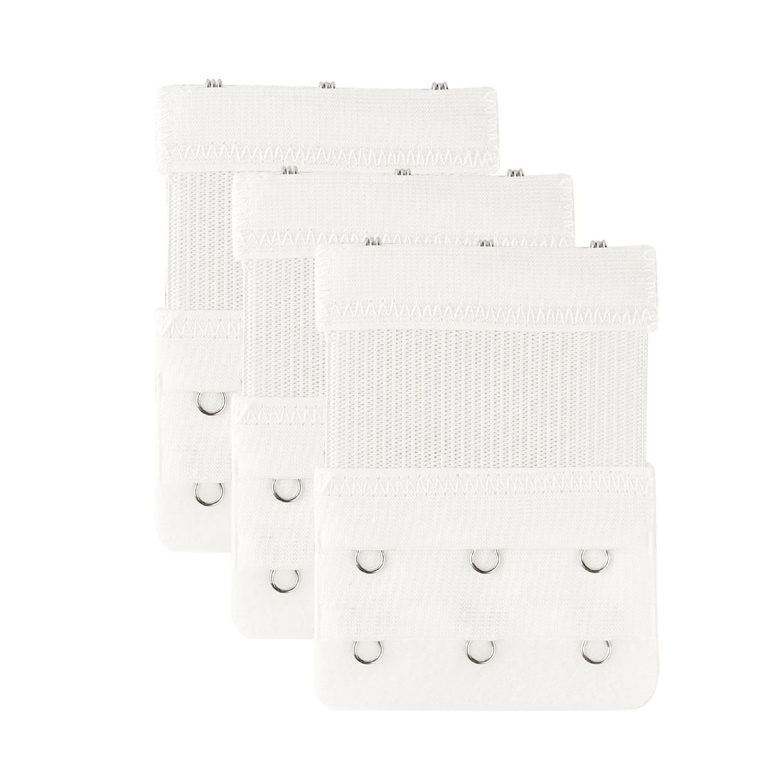 Bra Extenders 3-pack with Elastic Panel 444 - Beige/Black/White