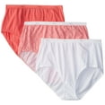 thumbnail image 1 of Ladies White Cotton Briefs, 3-Pack, 1 of 2
