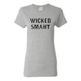 thumbnail image 1 of Ladies Wicked Smaht Funny T-Shirt Tee, 1 of 2