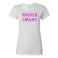 thumbnail image 1 of Ladies Wicked Smaht Funny T-Shirt Tee, 1 of 2