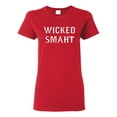 thumbnail image 1 of Ladies Wicked Smaht Funny T-Shirt Tee, 1 of 2