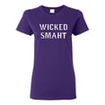 thumbnail image 1 of Ladies Wicked Smaht Funny T-Shirt Tee, 1 of 2