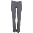 thumbnail image 1 of Ladies Wide Waist Brushed Back Poly & Spandex Pant, Graphite - Large, 1 of 1