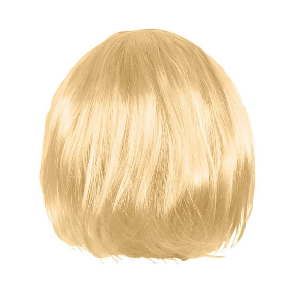 Ladies Wig Carnival Human Hair Wig 30CM Short Style for Party Decoration
