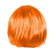 Ladies Wig Carnival Human Hair Wig Short 30CM Ideal for Party Decoration