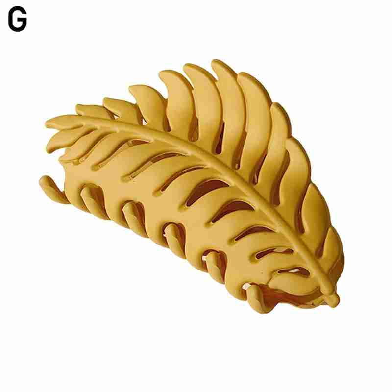 Ladies Women Large Hair Claw Clamps Clips Leaves Claw Clamp Hair Accessories M6M9