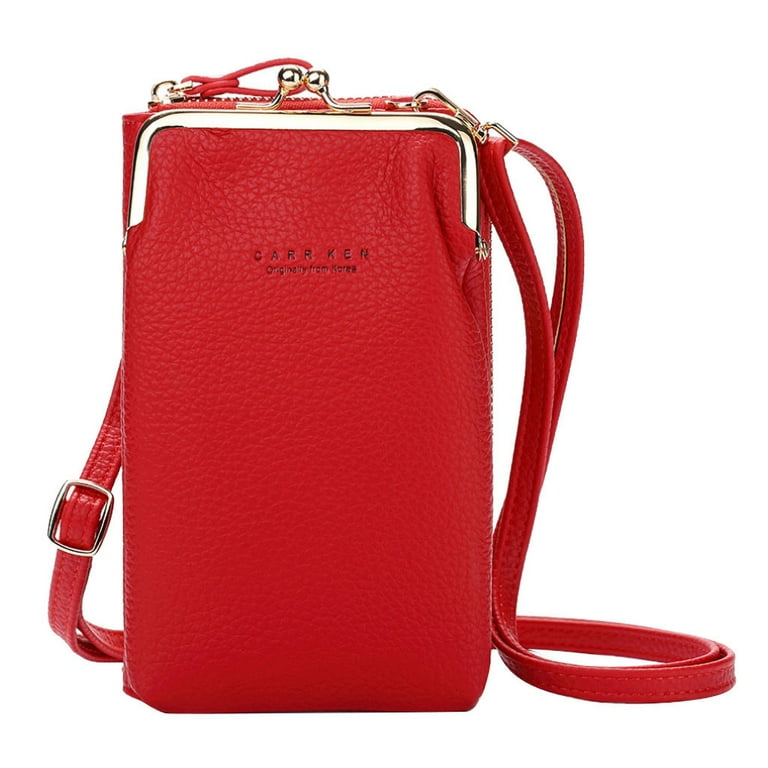 Ladies wallet hot sale with shoulder strap
