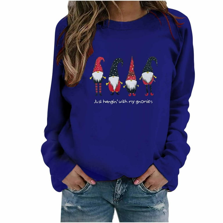 Just Hangin' With My Gnomies Funny Ugly Sweater Christmas T-Shirt Just Hangin' With My Gnomies Funny Ugly Sweater Christmas T-Shirt