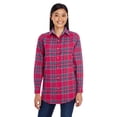 thumbnail image 1 of Ladies' Yarn-Dyed Flannel Shirt - BLUE STUART - L, 1 of 3