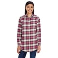thumbnail image 1 of Ladies' Yarn-Dyed Flannel Shirt - INDEPENDENT - 2XL, 1 of 3