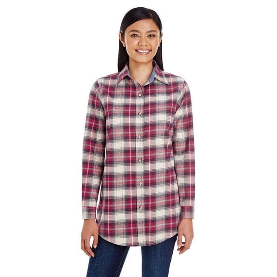 Ladies' Yarn-Dyed Flannel Shirt - INDEPENDENT - 2XL