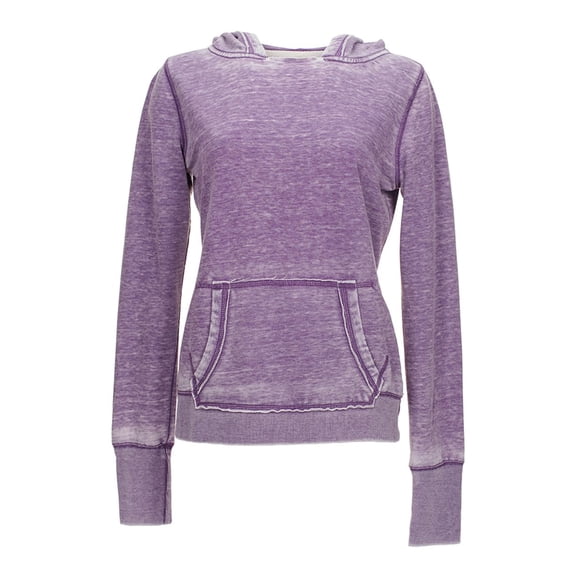 Ladies' Zen Pullover Fleece Hooded Sweatshirt - VERY BERRY - S