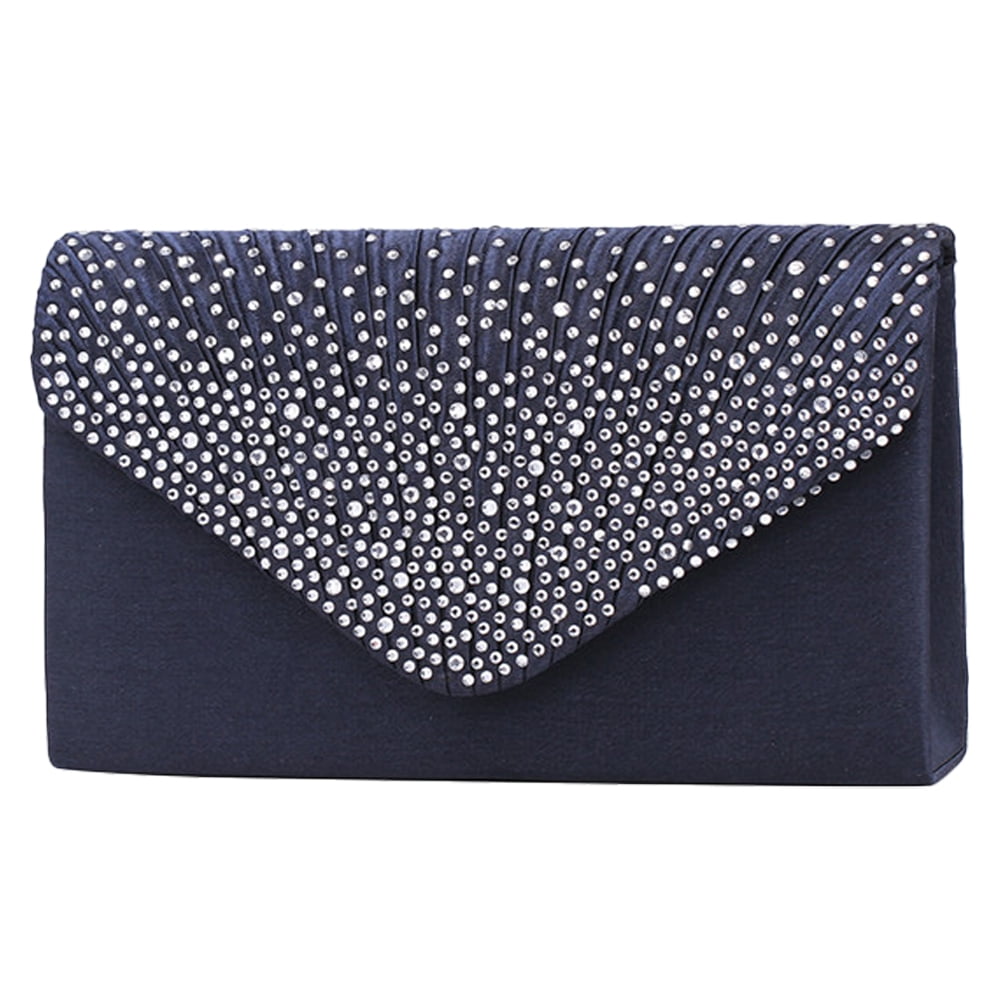Ladies evening bag, Banquet bag-Navy blue - Walmart.com Ladies evening bag, Banquet bag-Navy blue - Walmart.com