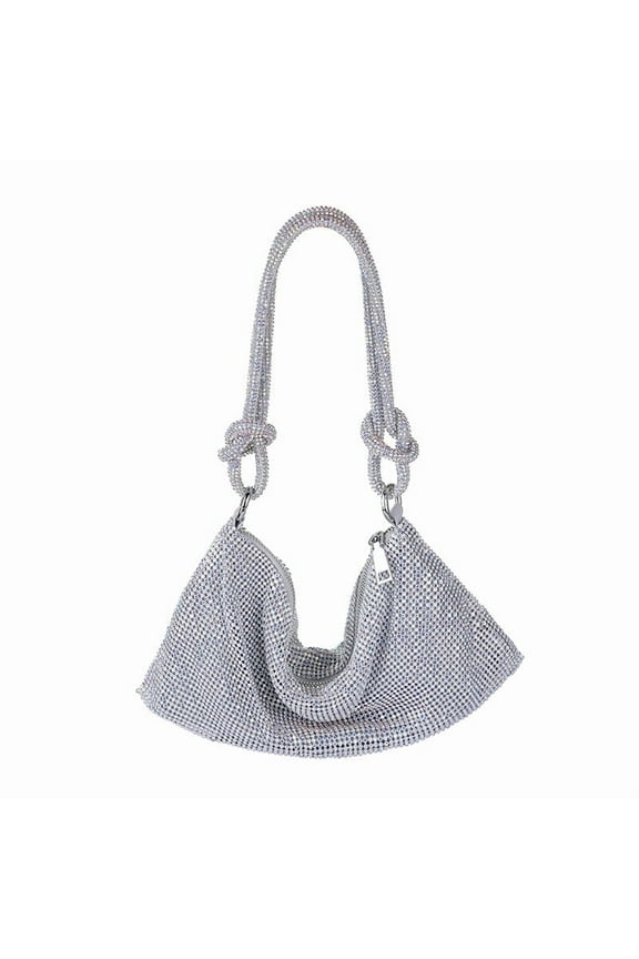 Ladies' evening clutch bag, sequin bag, elegant glittering evening bag, suitable for parties, banquets, dates