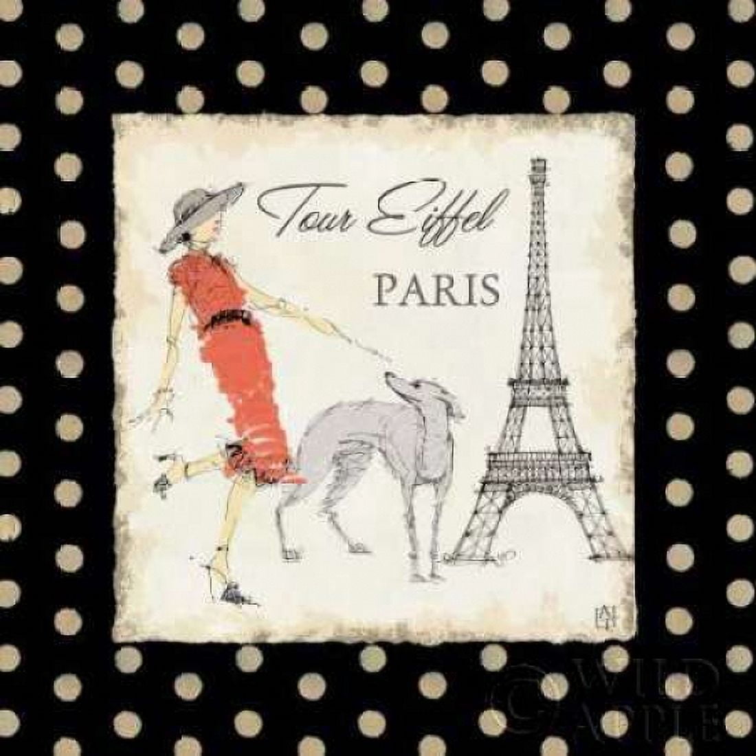 Ladies in Paris II Canvas Art - Avery Tillmon (24 x 24)