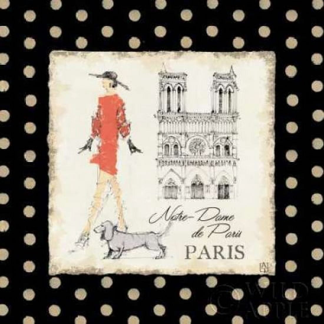 Ladies in Paris IV Canvas Art - Avery Tillmon (24 x 24)