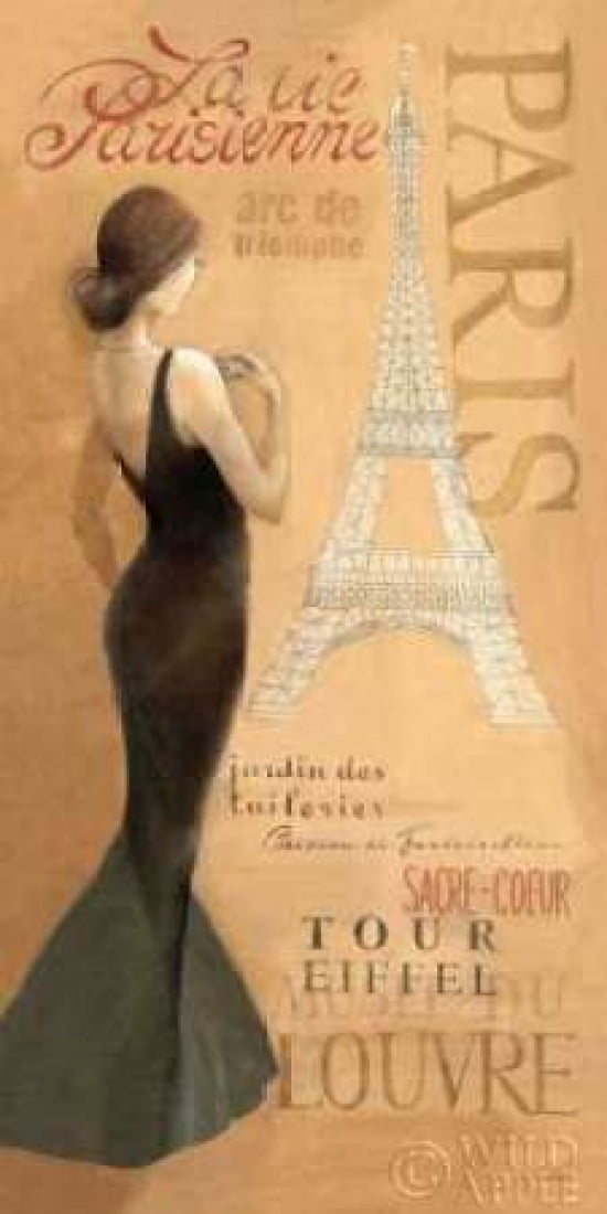 Ladies of Paris I Canvas Art - Albena Hristova (10 x 20)
