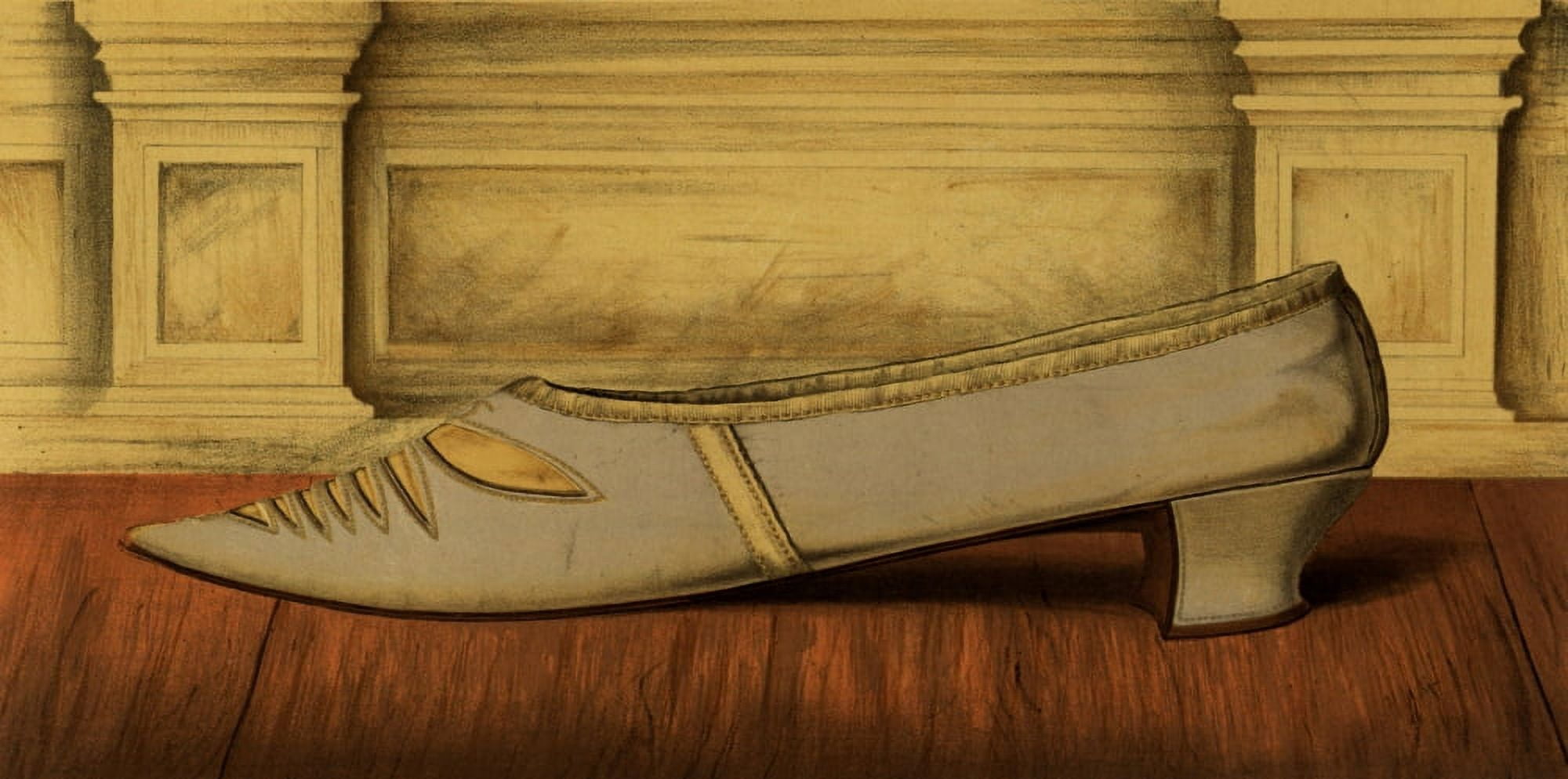 Ladies old-fashioned shoes 1885 Shoe 5 Canvas Art - Unknown (18 x 24)