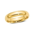 thumbnail image 1 of Gem & Harmony Ladies or Mens 14K Yellow Gold Comfort Fit 5mm Wedding Band Ring for Women, 1 of 6