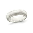 thumbnail image 1 of Ladies or Mens 6mm Satin Finish Wedding Band Ring in Sterling Silver, 1 of 5