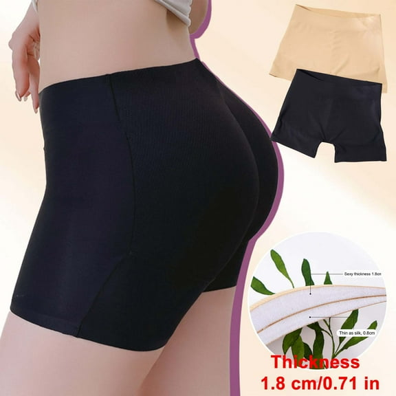 Women's Summer Sexy Briefs Women Butt Pads Enhancer Panties Padded Hip Underwear Shapewear Butts Lifter Lift Panty Fake Padding Briefs Fashionable Comfortable Solid Color Briefs Panties