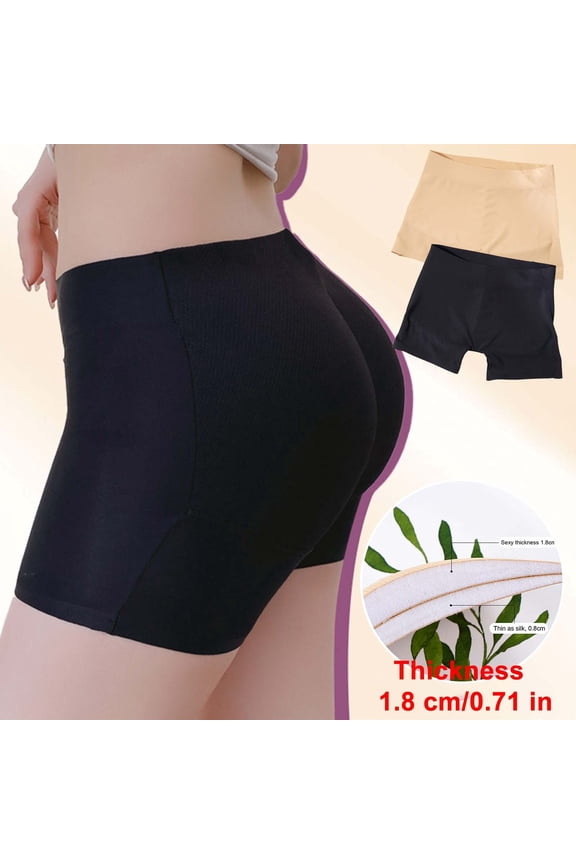 Women's Summer Sexy Briefs Women Butt Pads Enhancer Panties Padded Hip Underwear Shapewear Butts Lifter Lift Panty Fake Padding Briefs Fashionable Comfortable Solid Color Briefs Panties