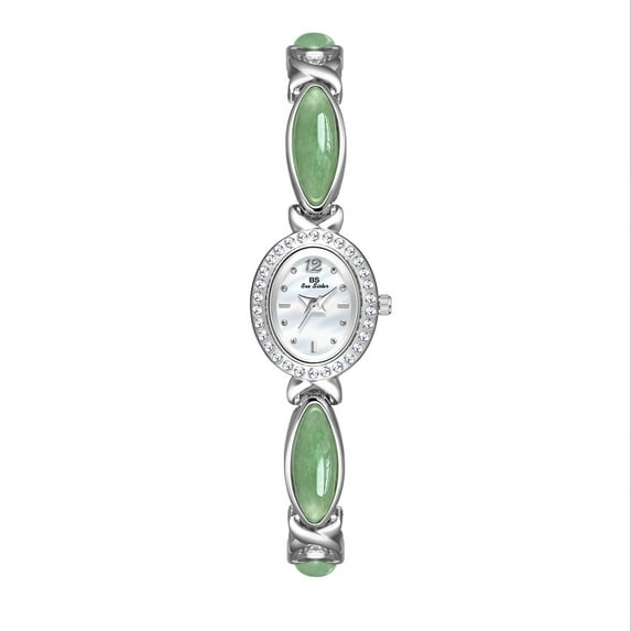 Ladies' watches made of natural Dongling stone and Tian jade