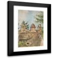 thumbnail image 1 of Ladislav Mednyánszky 11x14 Black Modern Framed Museum Art Print Titled - The Tower of the Manor House in Stražky (1880-1890), 1 of 5