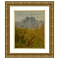 thumbnail image 1 of Ladislav Mednyánszky 12x14 Gold Ornate Wood Frame and Double Matted Museum Art Print Titled - Lomnicky Peak (1890-1900), 1 of 4