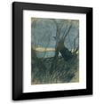 thumbnail image 1 of Ladislav Mednyánszky 14x18 Black Modern Framed Museum Art Print Titled - Sunset (1875-1885), 1 of 5