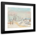 thumbnail image 1 of Ladislav Mednyánszky 16x15 Black Modern Framed Museum Art Print Titled - Winter Landscape (1875-1885), 1 of 5