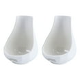 thumbnail image 1 of TOYMYTOY 2Pcs Ceramic Spoon Mat White Stylish Kitchen Spoon Holders Set, 1 of 6