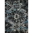 thumbnail image 1 of Ladole Rugs Abstract Pattern Contemporary Room Decor Area Rug - Amazing Premium Durable 6x8 Carpet for Living Room, Bedroom, Kitchen, and Office - Black and Blue, 6x9 (6'5" x 9'5", 200cm x 290cm), 1 of 4
