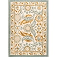 thumbnail image 1 of Ladole Rugs Abstract Traditional Pattern Turkish Beige Blue White Contemporary Area Rug Carpet, 7x10 (6'5" x 9'5", 200cm x 290cm), 1 of 5