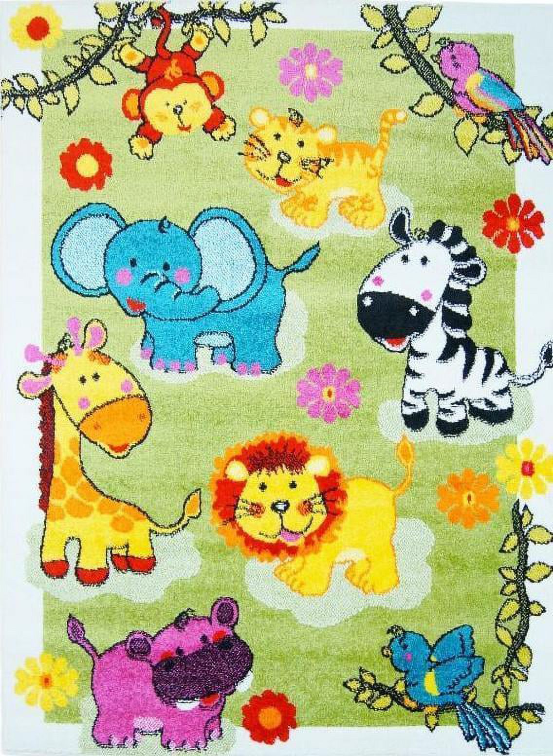 Ladole Rugs Adorable Cute Durable Soft Modern Moda Collection Kids Area