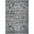 thumbnail image 1 of Ladole Rugs Atlantis Persian Design Bordered Style European Durable Blue and Grey Indoor Area Rug Carpet, 7x9 (6'7" x 9'2", 200cm x 280cm), 1 of 6